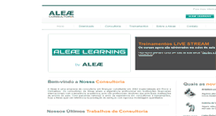 Desktop Screenshot of aleae.com.br